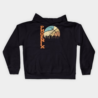 Basketball Sunset Arizona State Kids Hoodie